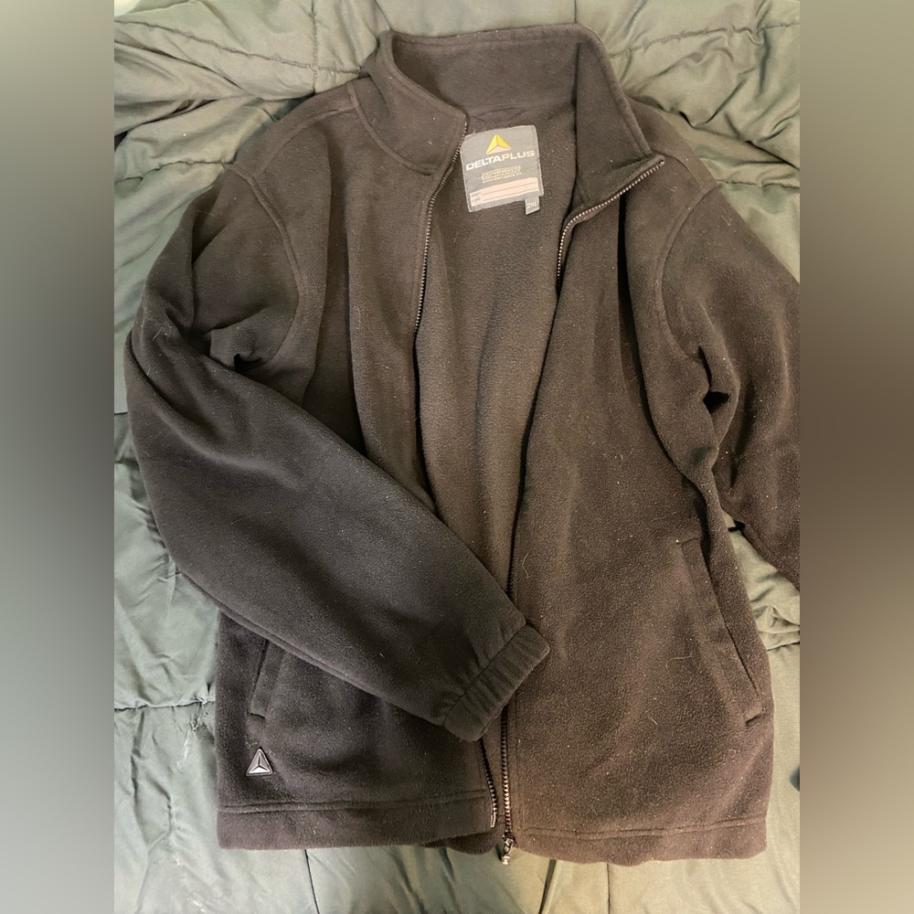 Black Zip-Up Fleece